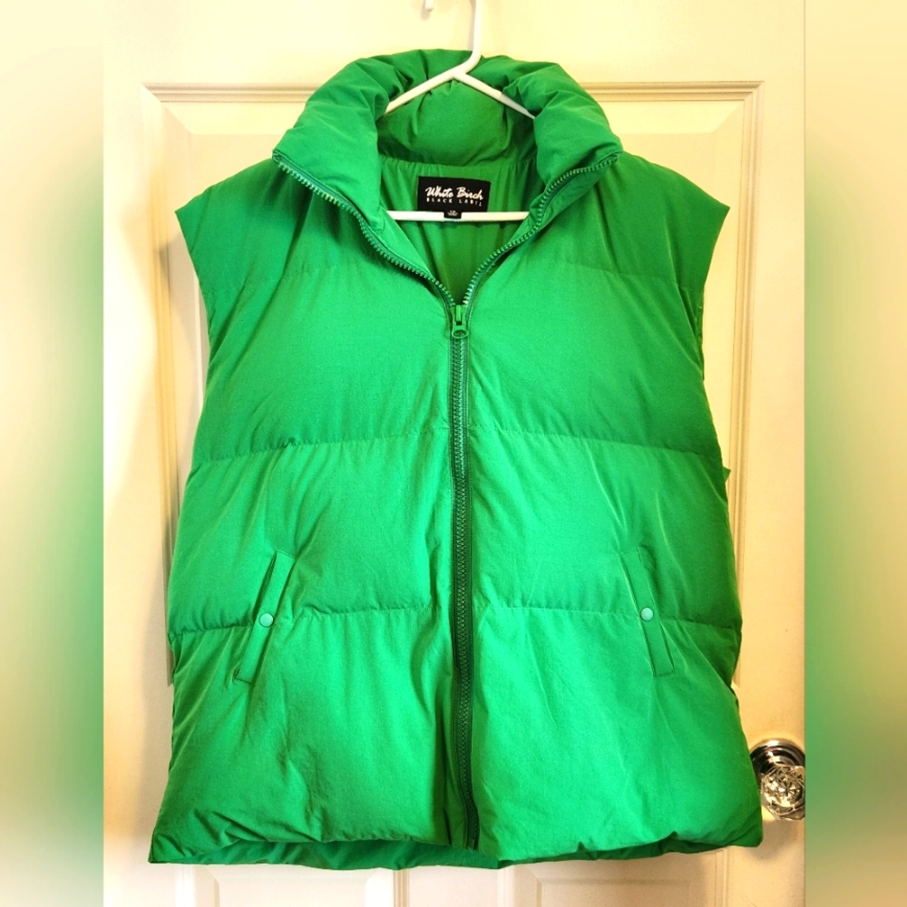 Ladies White Birch Puffer Vest